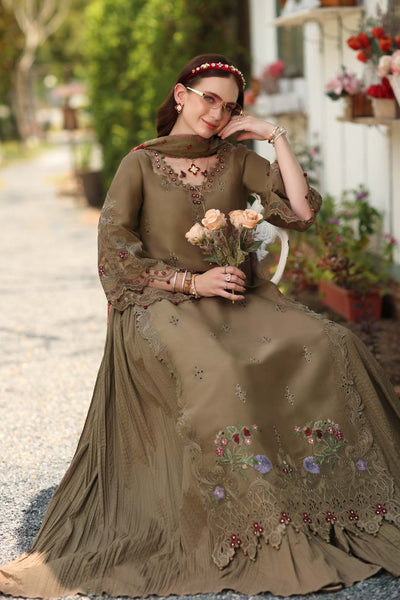 Noor by Saadia Asad | Noor Eid Printskhas 26 |D8 €“ Mocha Sienna