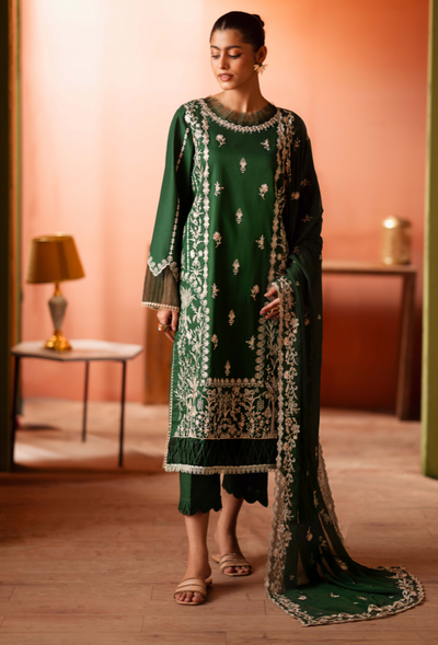 Humdum | Lala Rukh Lawn | Lalarukh - D10 -  Humdum Ladies Clothes - Original Designer Dress - House of Maryam
