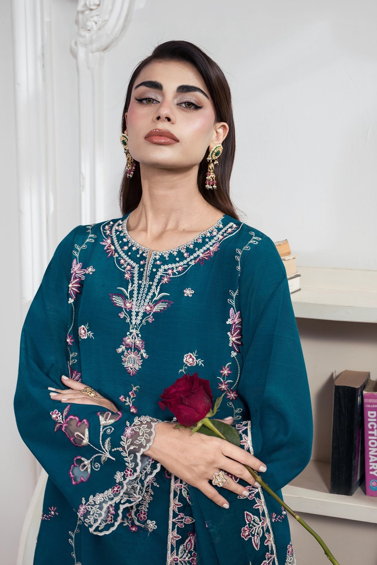 Rangrasiya | Lumeire Silk |Carmin, image 4