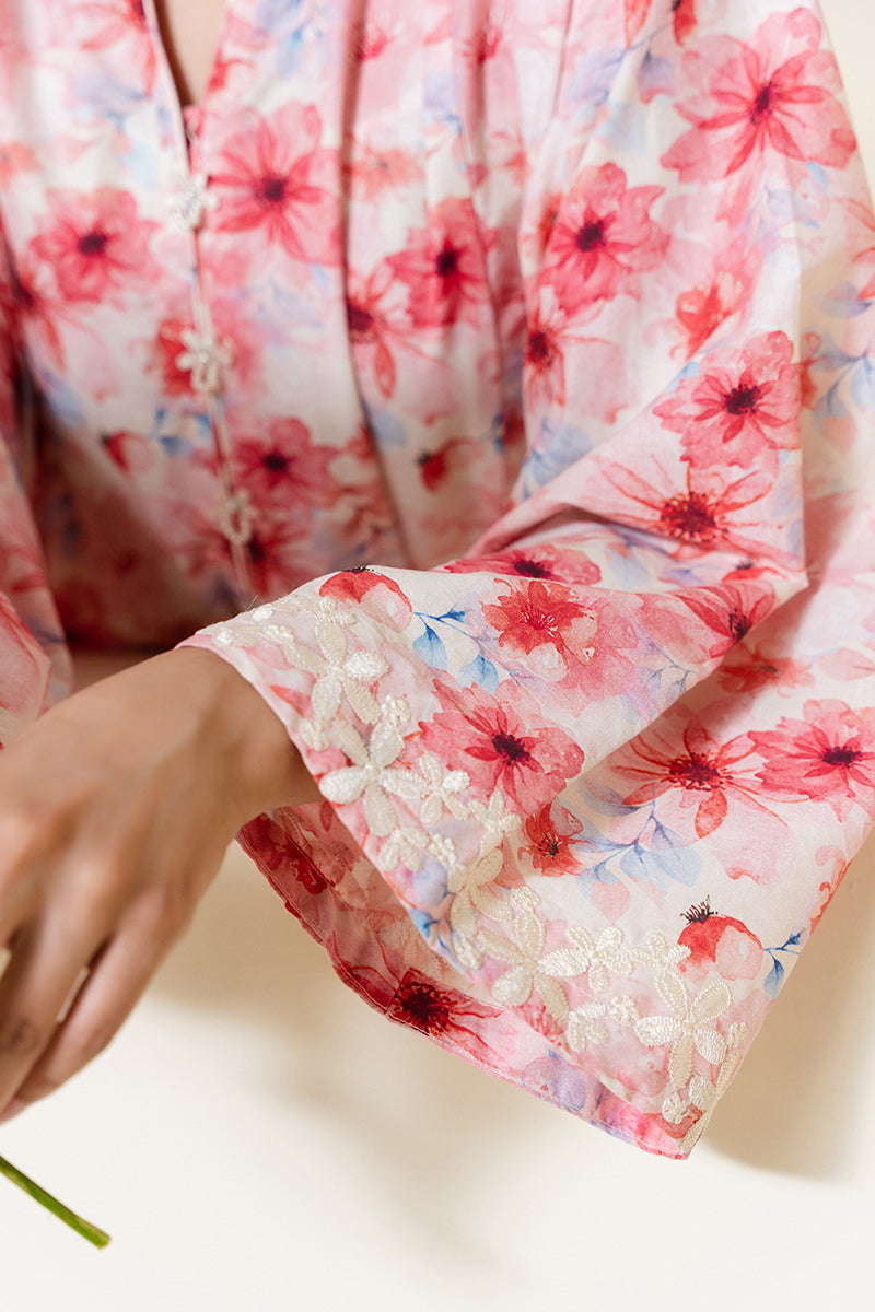 Cross Stitch | Basic Pret | Floral Heaven Printed Shirt-3