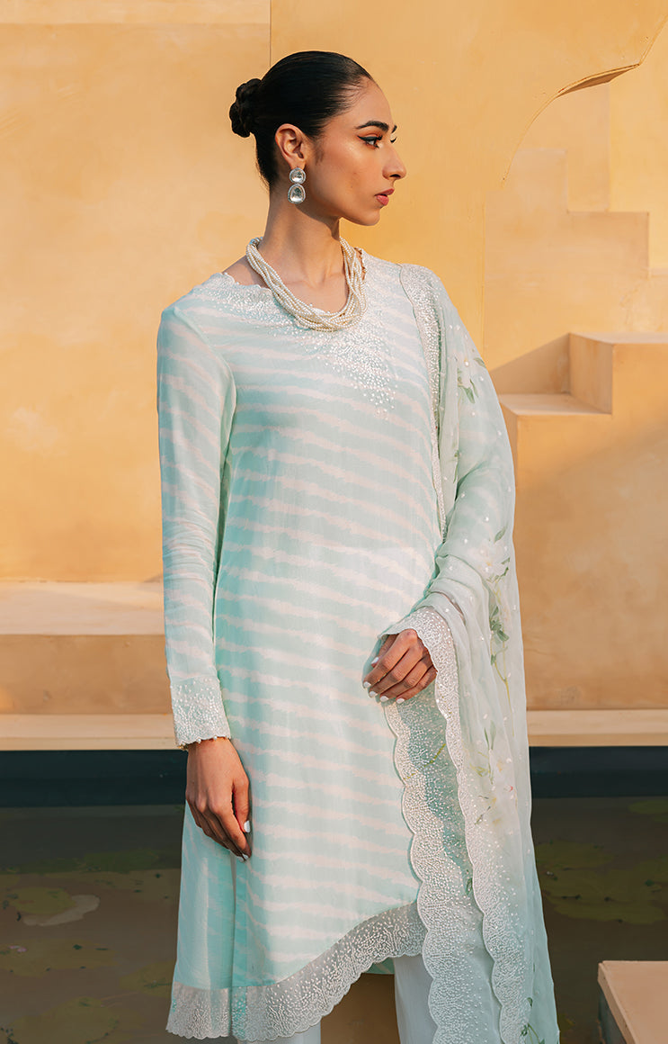 Cross Stitch | Exclusive Pret | Star Dust-2 PC (Shirt & Dupatta)-3