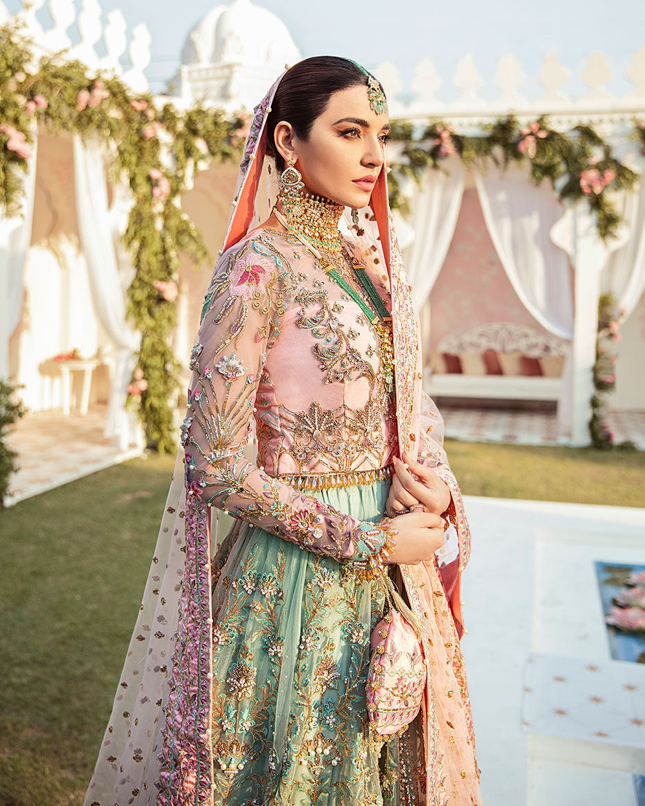 Gulaal | Wedding Formals | Joli Embroidered Net 3-Piece Suit WS-03 -  Gulaal Bridal - Original Designer Dress - House of Maryam