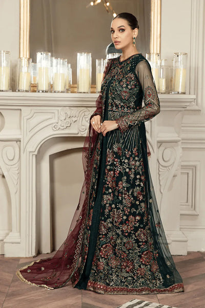 Zarif | Mehroz Formals | PINE GREEN -  Zarif Formal - Original Designer Dress - House of Maryam