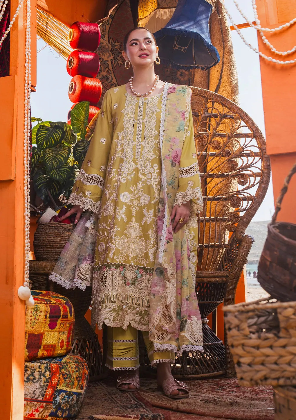 Elaf Premium | Hai Kuch Festive Lawn 24 | EHK-02B Nargis