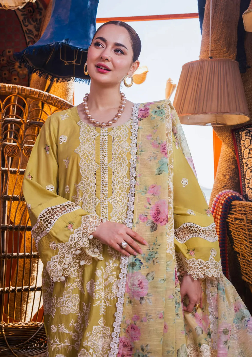 Elaf Premium | Hai Kuch Festive Lawn 24 | EHK-02B Nargis