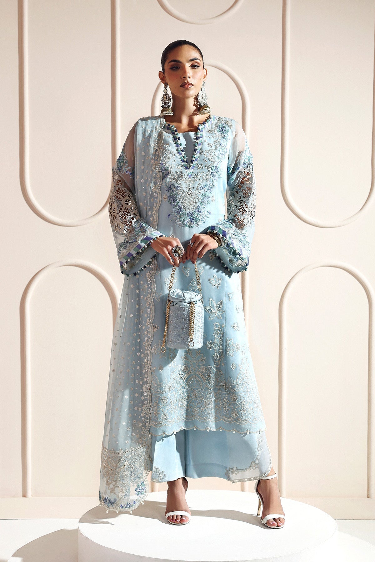 Alizeh | Aymal Luxury Bamber Chiffon | DHANAK-4
