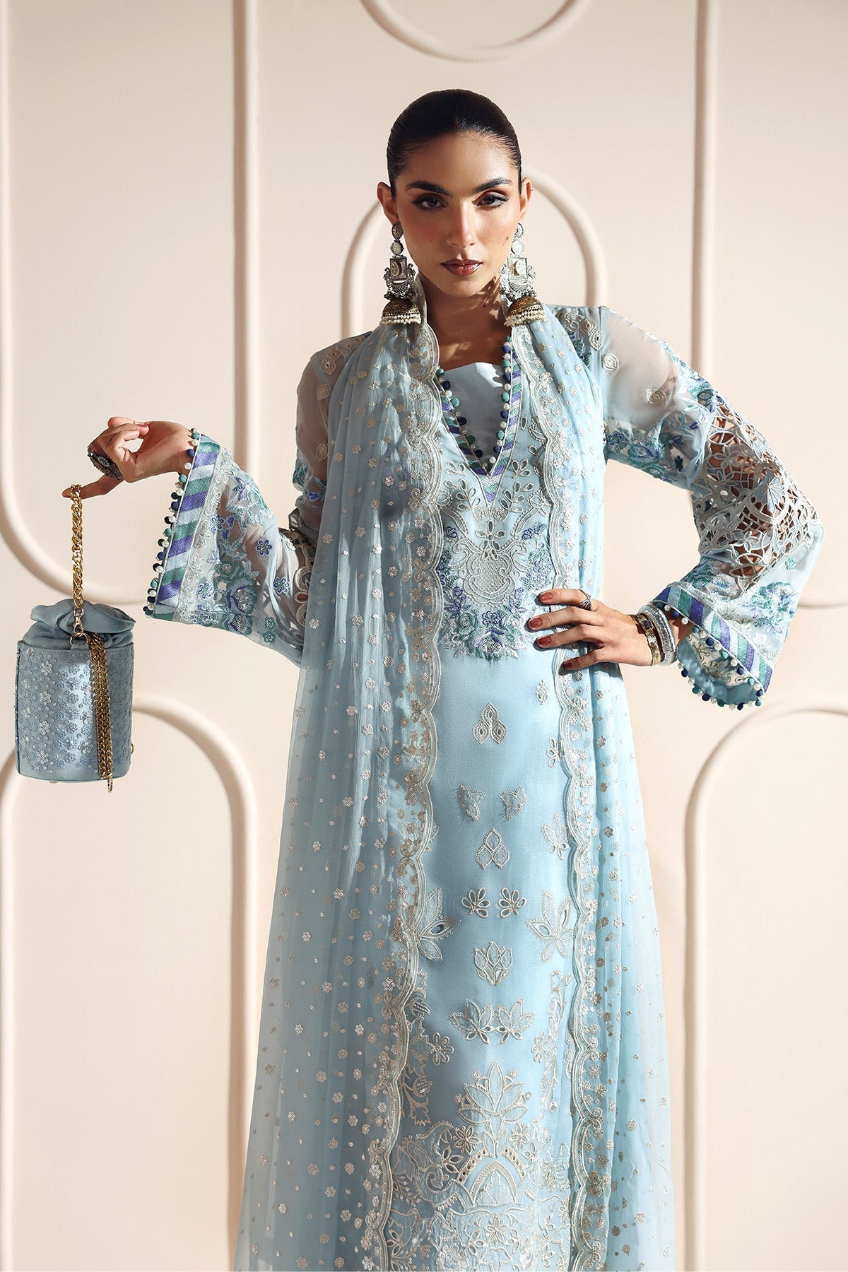 Alizeh | Aymal Luxury Bamber Chiffon | DHANAK-5