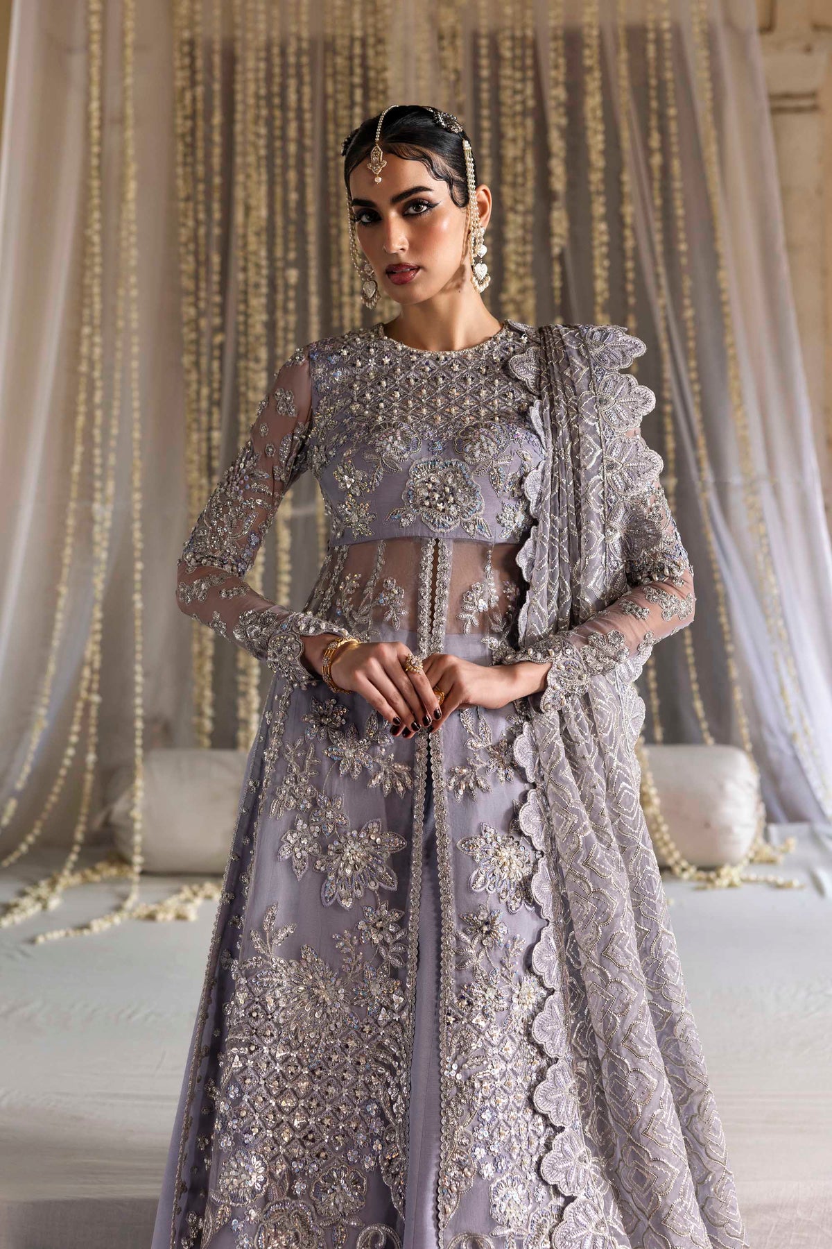 Akbar Aslam Yashm organza formal suit, photo 2