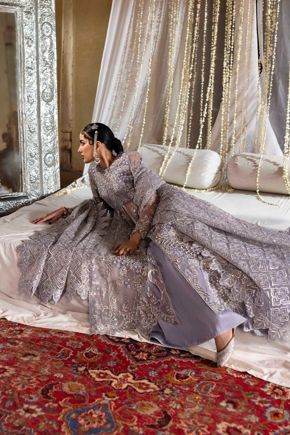 Akbar Aslam Yashm organza formal suit, photo 5