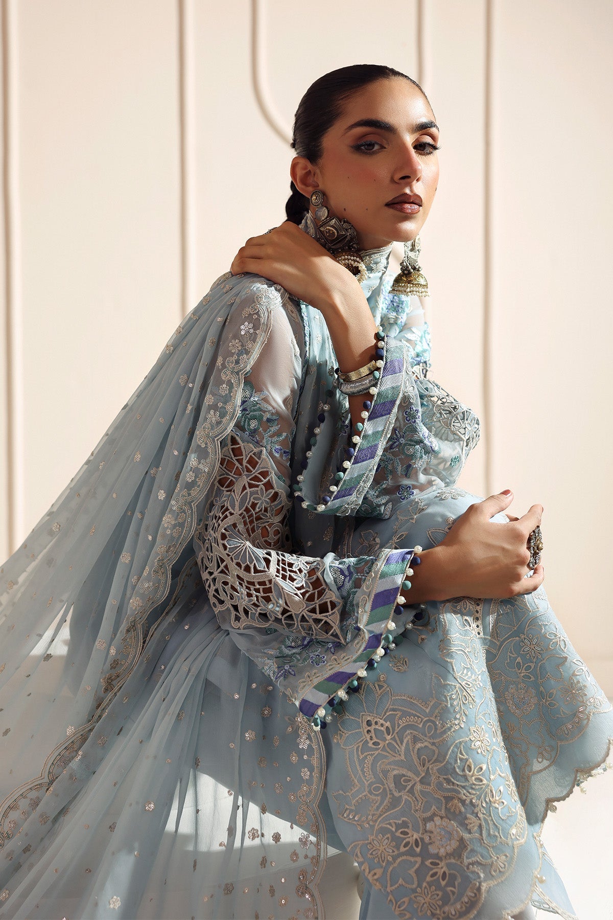 Alizeh | Aymal Luxury Bamber Chiffon | DHANAK-6