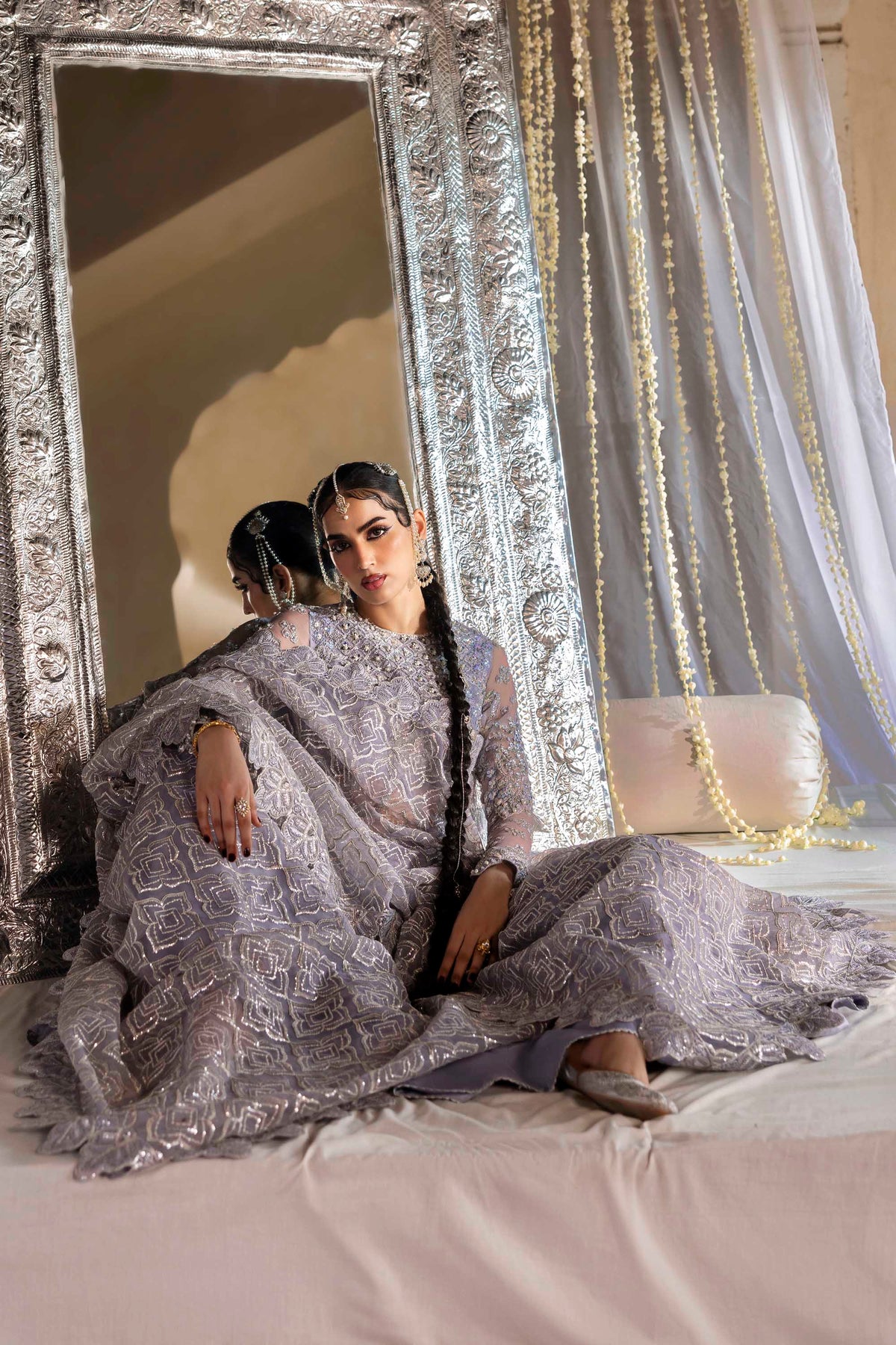 Akbar Aslam Yashm organza formal suit, photo 7