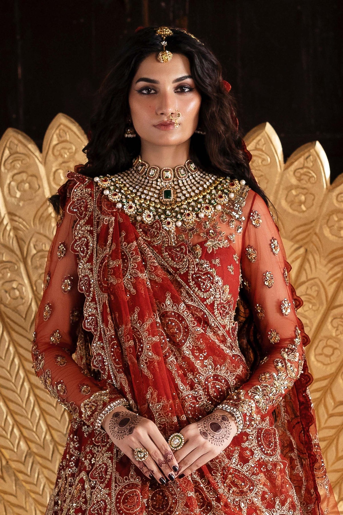Akbar Aslam Marjaan net formal maxi, photo 2