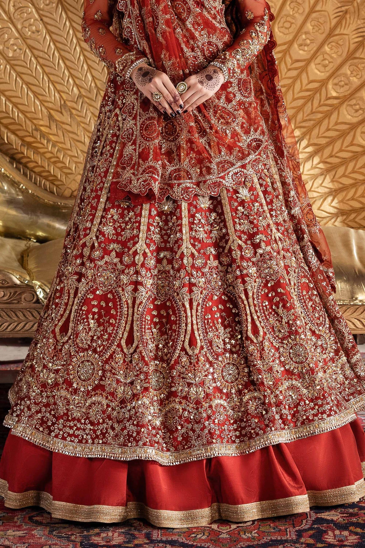 Akbar Aslam Marjaan net formal maxi, photo 3