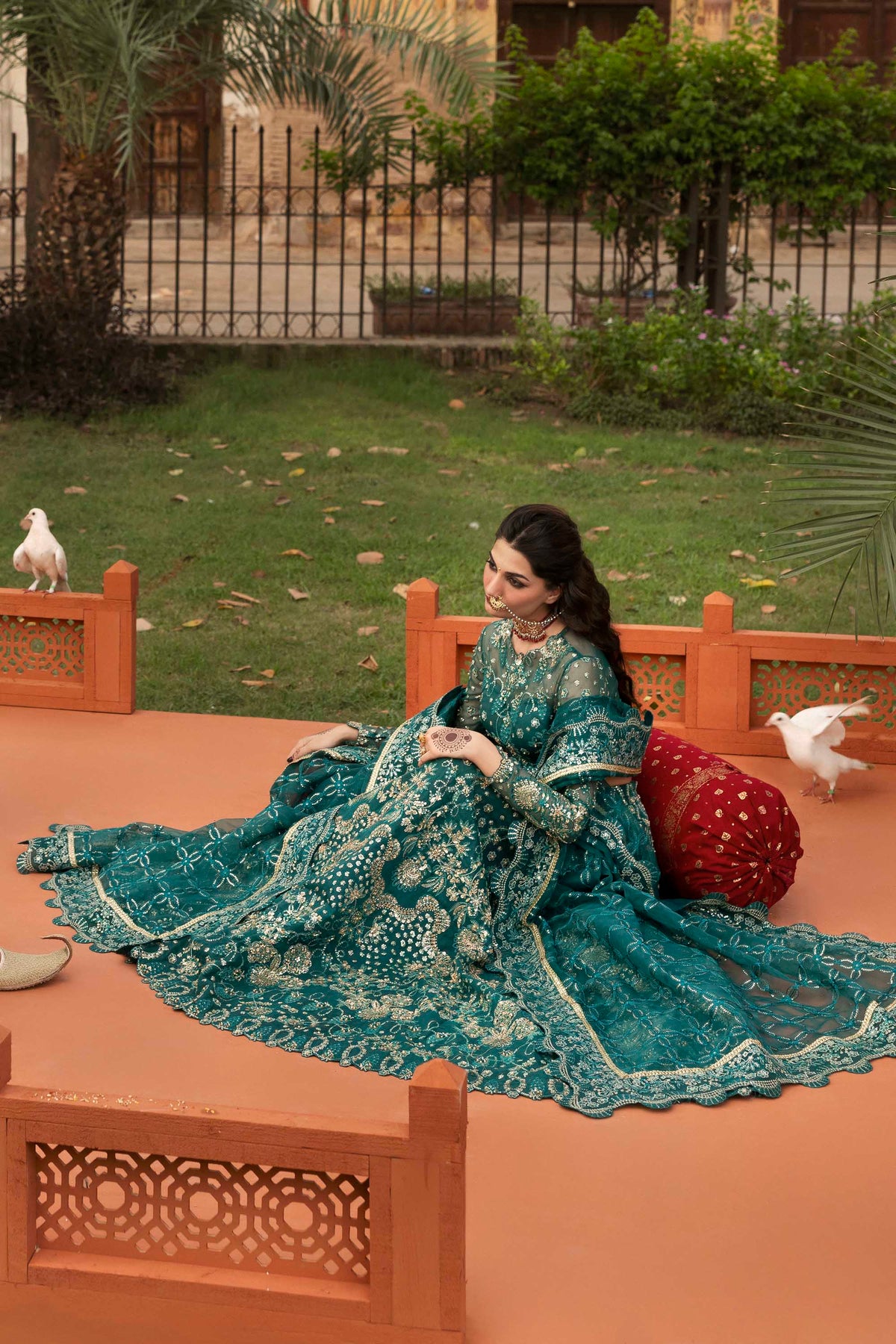 Akbar Aslam Gulnar organza formal maxi, photo 4