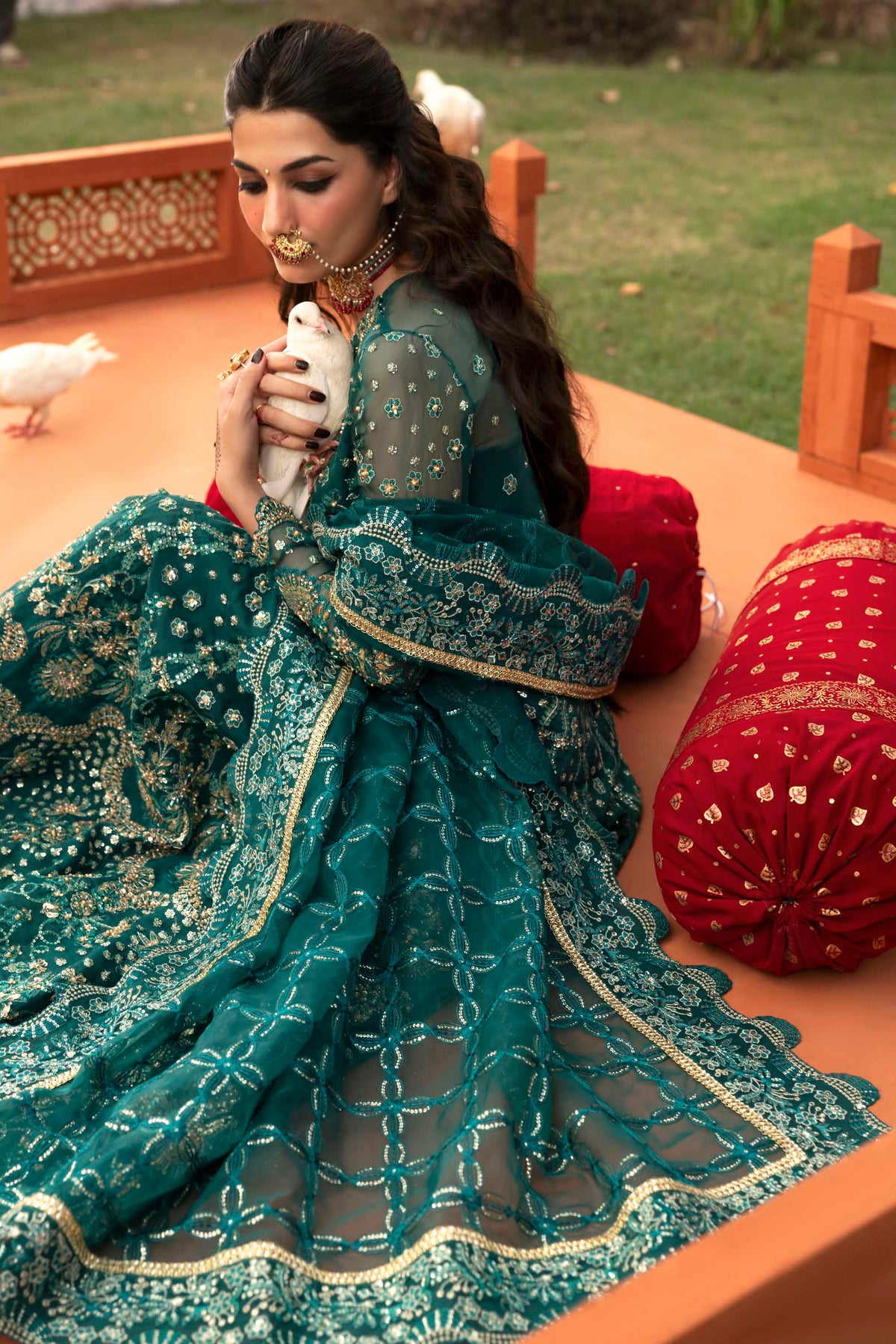 Akbar Aslam Gulnar organza formal maxi, photo 5