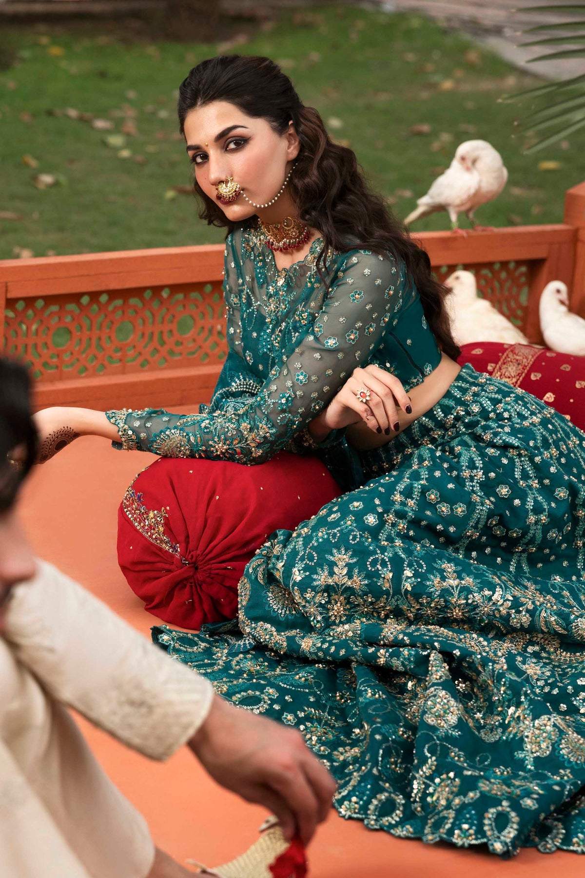 Akbar Aslam Gulnar organza formal maxi, photo 6