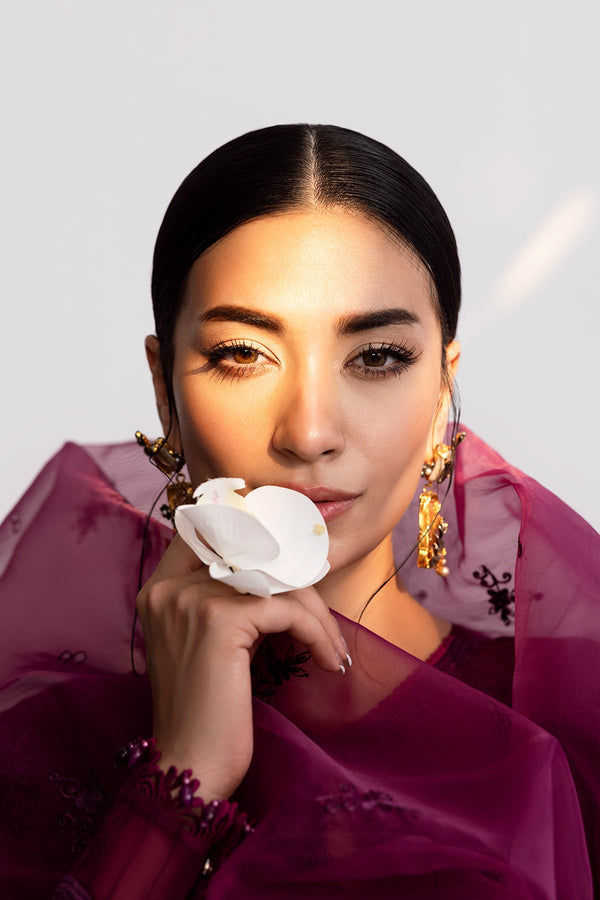 Enzo I Tu Es Aime I Prune -  Enzo Ladies Clothes - Original Designer Dress - House of Maryam