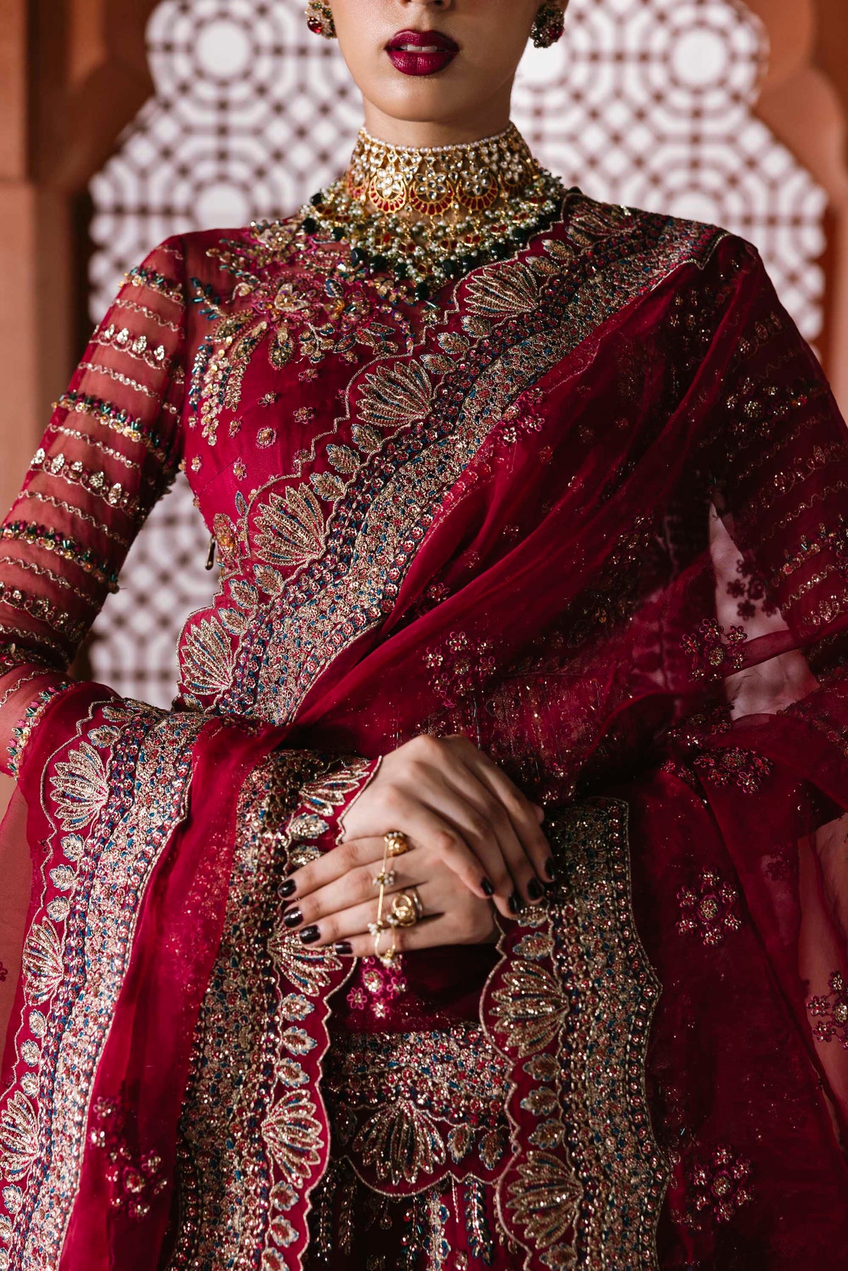 Akbar Aslam Jahanara organza formal maxi, photo 2
