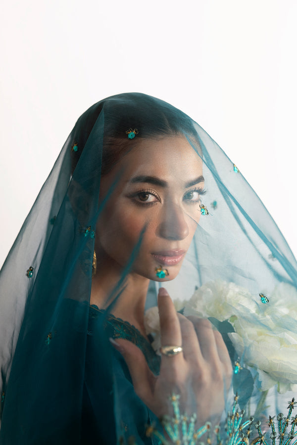 Enzo I Tu Es Aime I Sarcelle -  Enzo Ladies Clothes - Original Designer Dress - House of Maryam