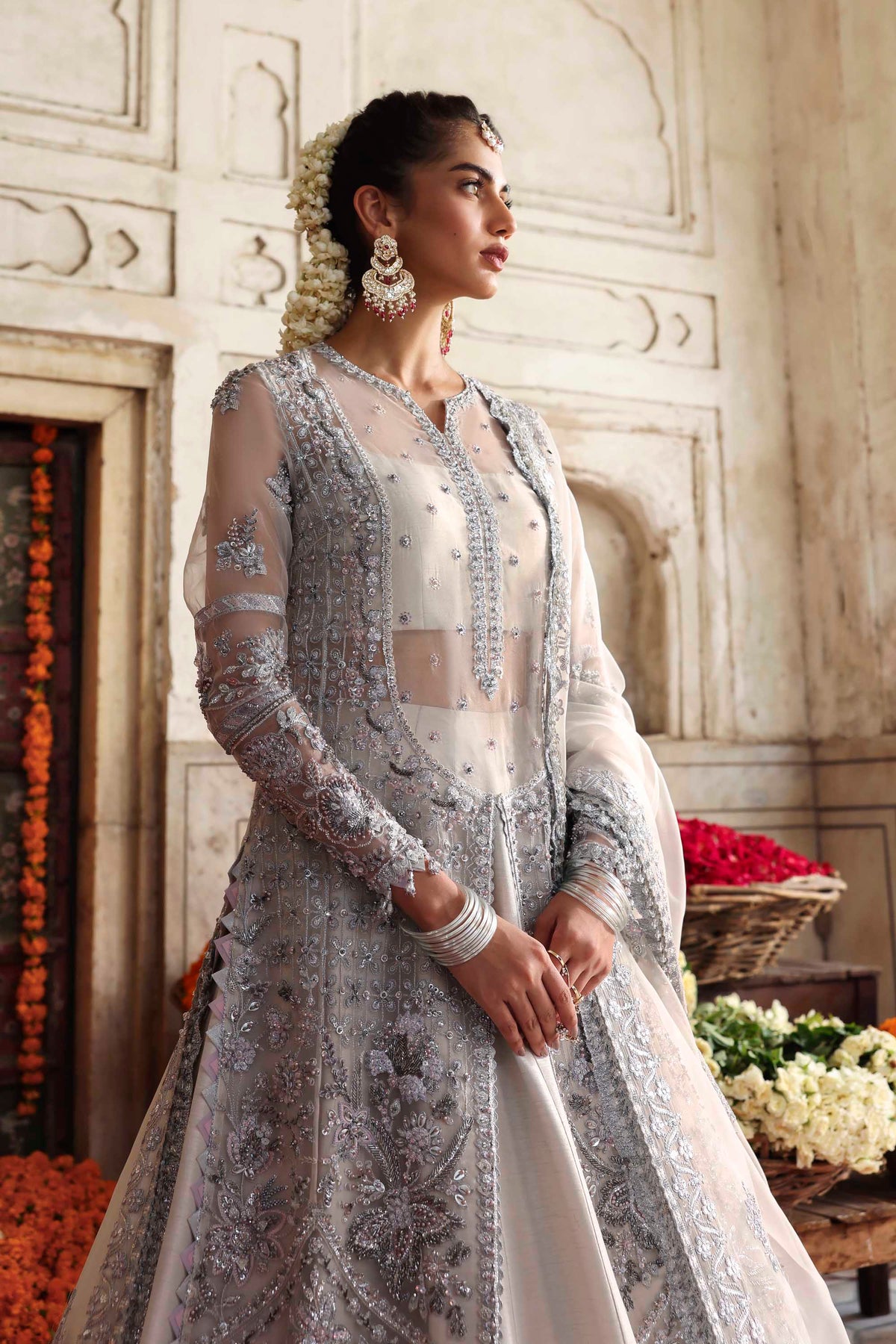 Akbar Aslam Safina organza formal shirt and lehenga, photo 2