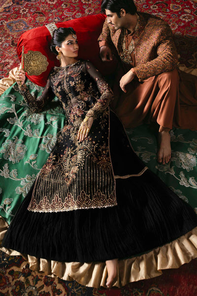 Akbar Aslam Mehtab organza formal suit, photo 6