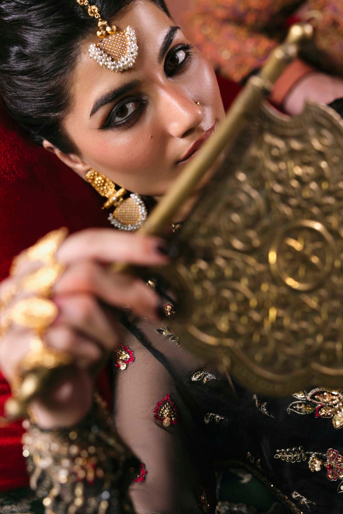 Akbar Aslam Mehtab organza formal suit, photo 7
