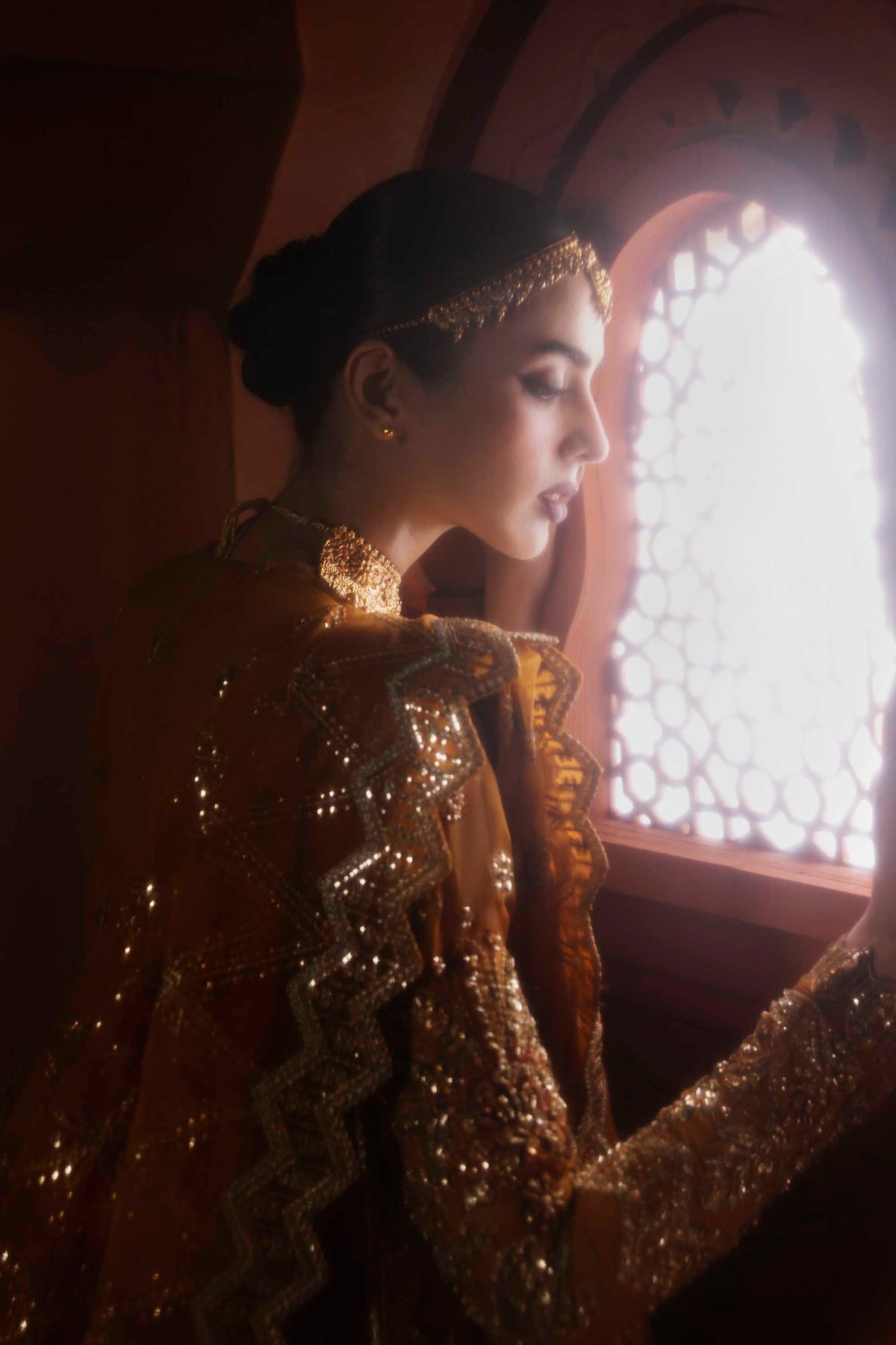 Akbar Aslam Zareen organza formal shirt and lehenga, photo 6