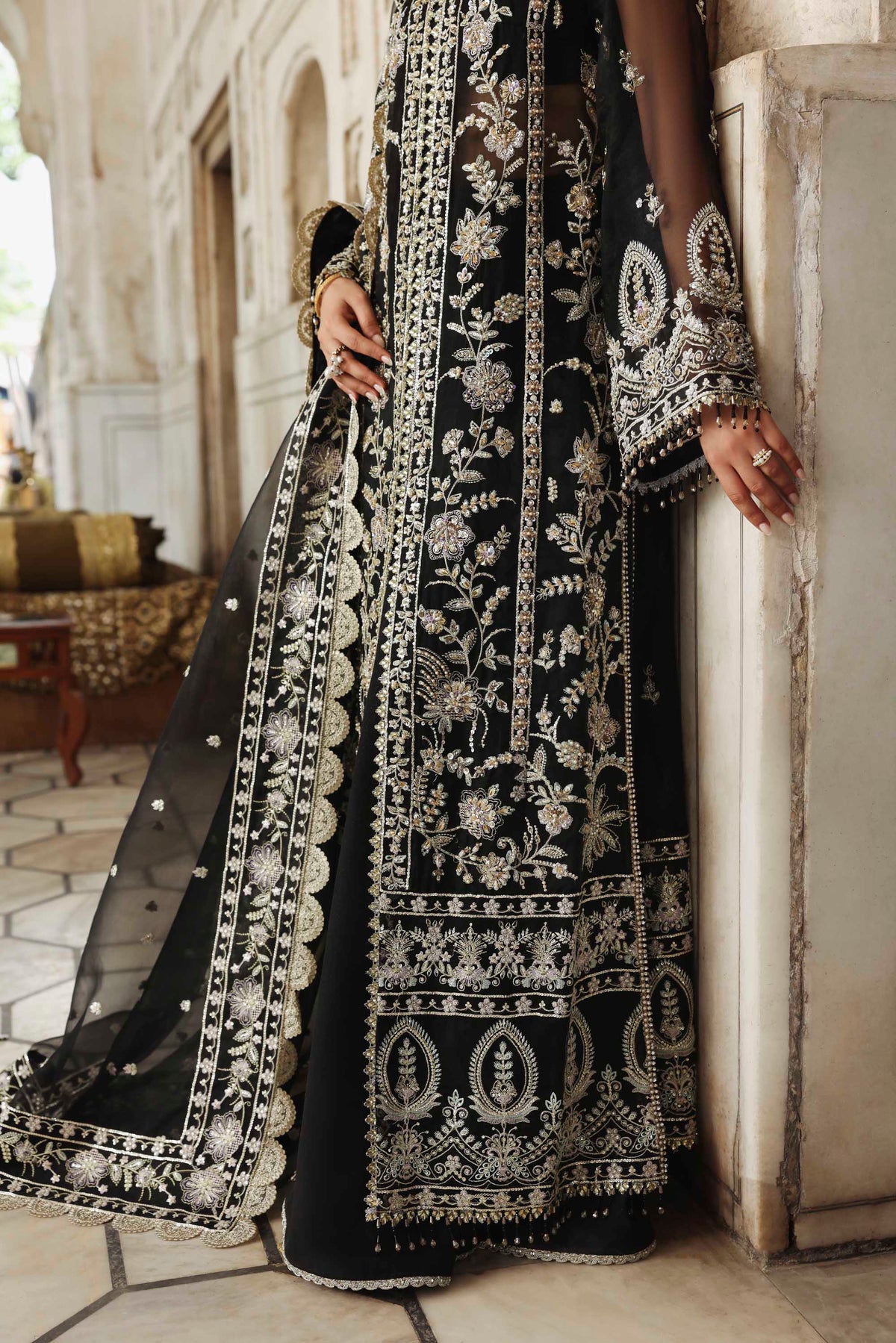 Akbar Aslam Siyahgul organza formal suit, photo 3