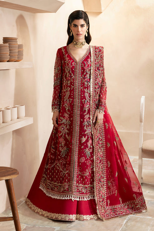 Emaan Adeel | Clay Couture | CARMINE -  Emaan Adeel Ladies Clothes - Original Designer Dress - House of Maryam