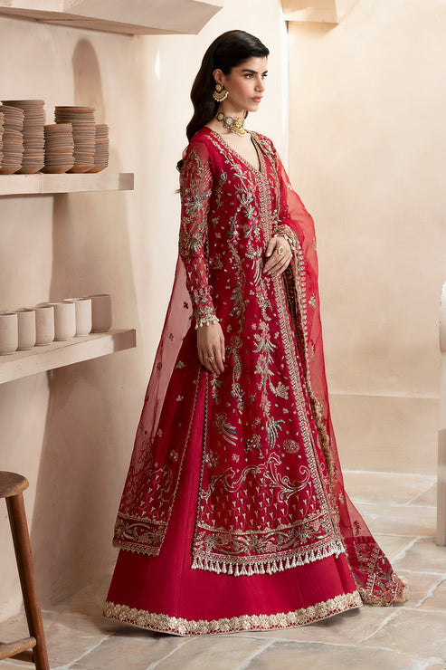 Emaan Adeel | Clay Couture | CARMINE -  Emaan Adeel Ladies Clothes - Original Designer Dress - House of Maryam