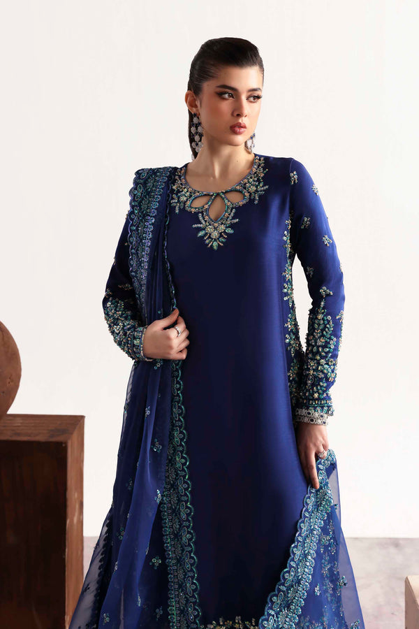 Akbar Aslam Sapphire silk formal suit, photo 3