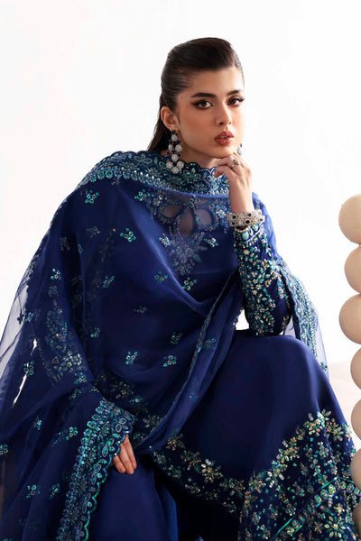 Akbar Aslam Sapphire silk formal suit, photo 4