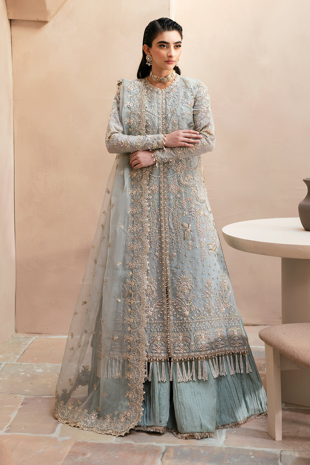 Emaan Adeel | Clay Couture | SILVELLA -  Emaan Adeel Ladies Clothes - Original Designer Dress - House of Maryam