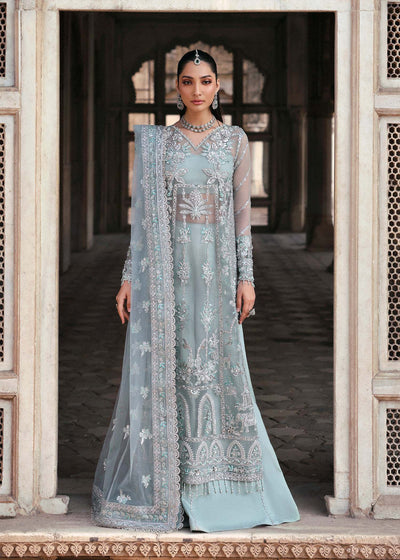 Akbar Aslam Mahrosh organza formal suit