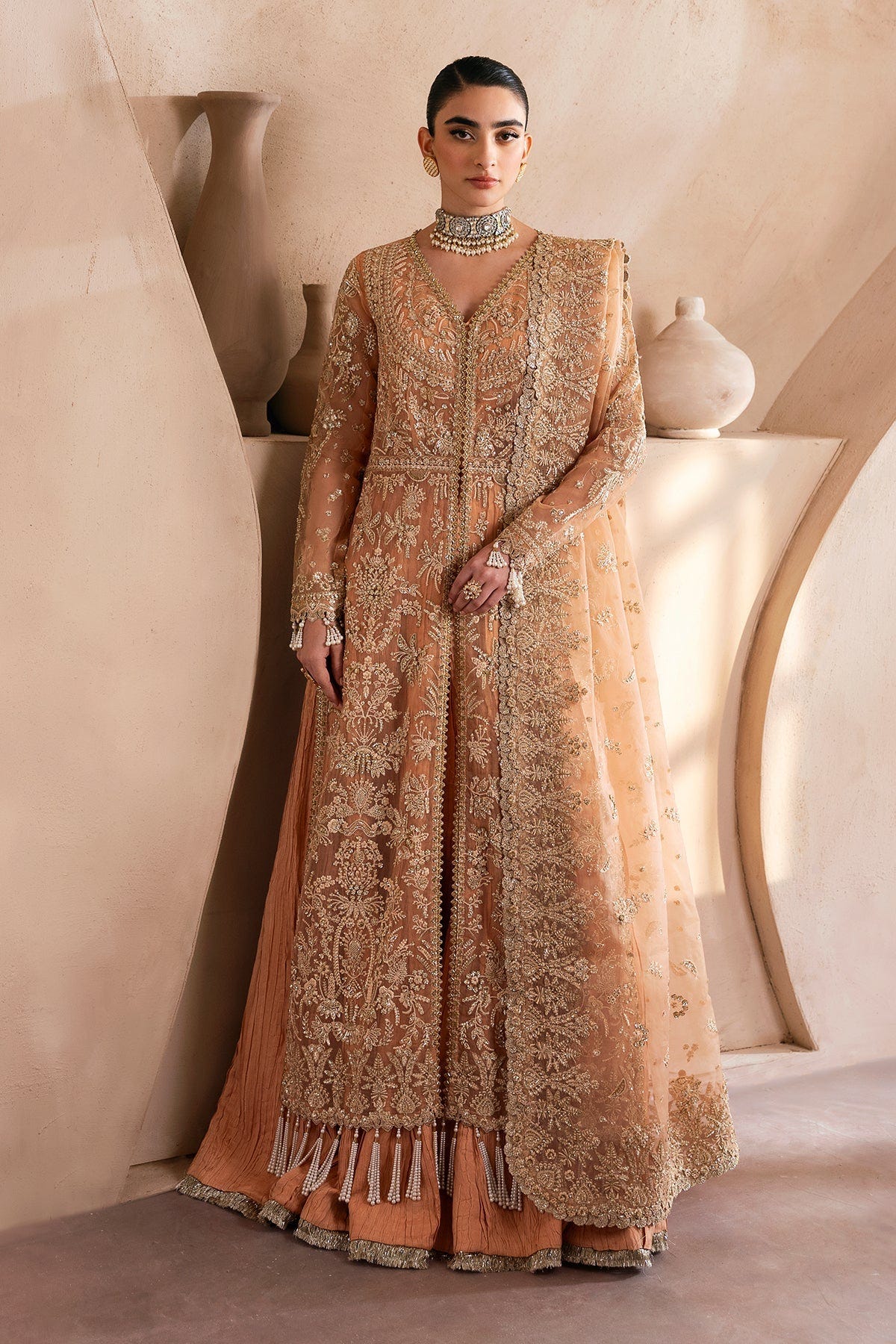 Emaan Adeel | Clay Couture | CAMELIA -  Emaan Adeel Ladies Clothes - Original Designer Dress - House of Maryam