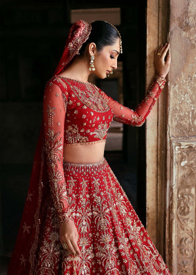 Akbar Aslam Dilafroz net bridal lehenga choli, photo 4