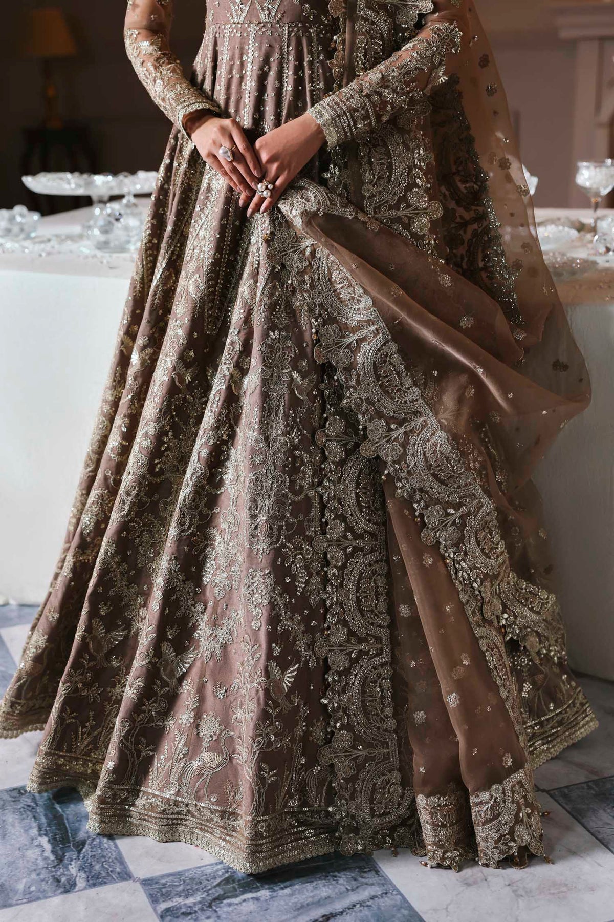 Akbar Aslam Noorzaib net formal maxi, photo 3