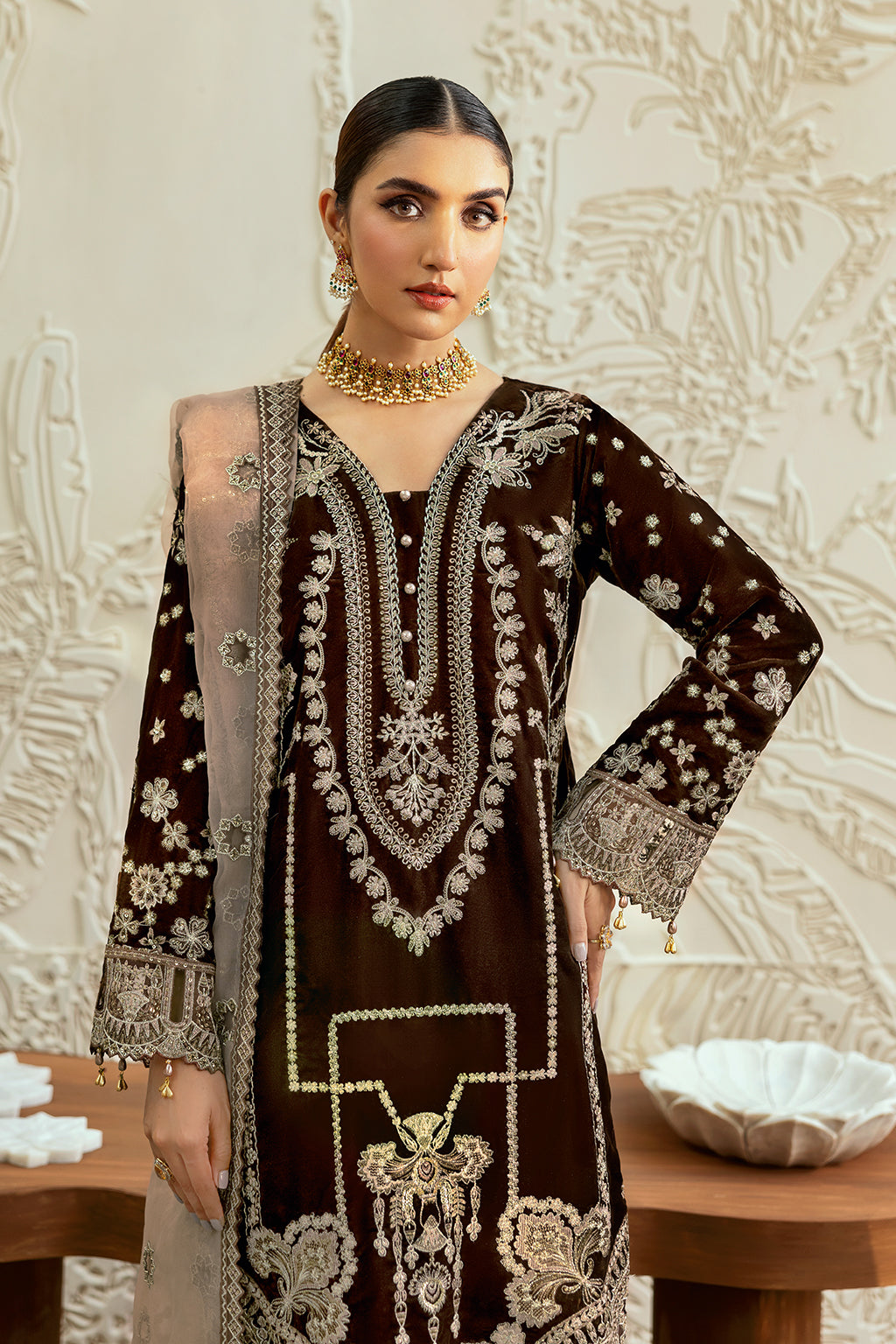 Ramsha | Velvet Collection | V-606, image 4