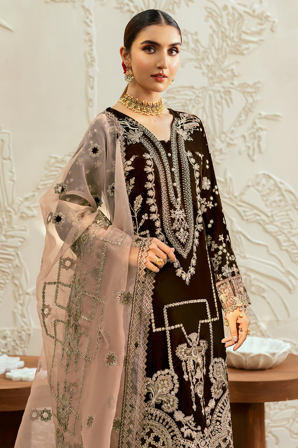 Ramsha | Velvet Collection | V-606, image 6