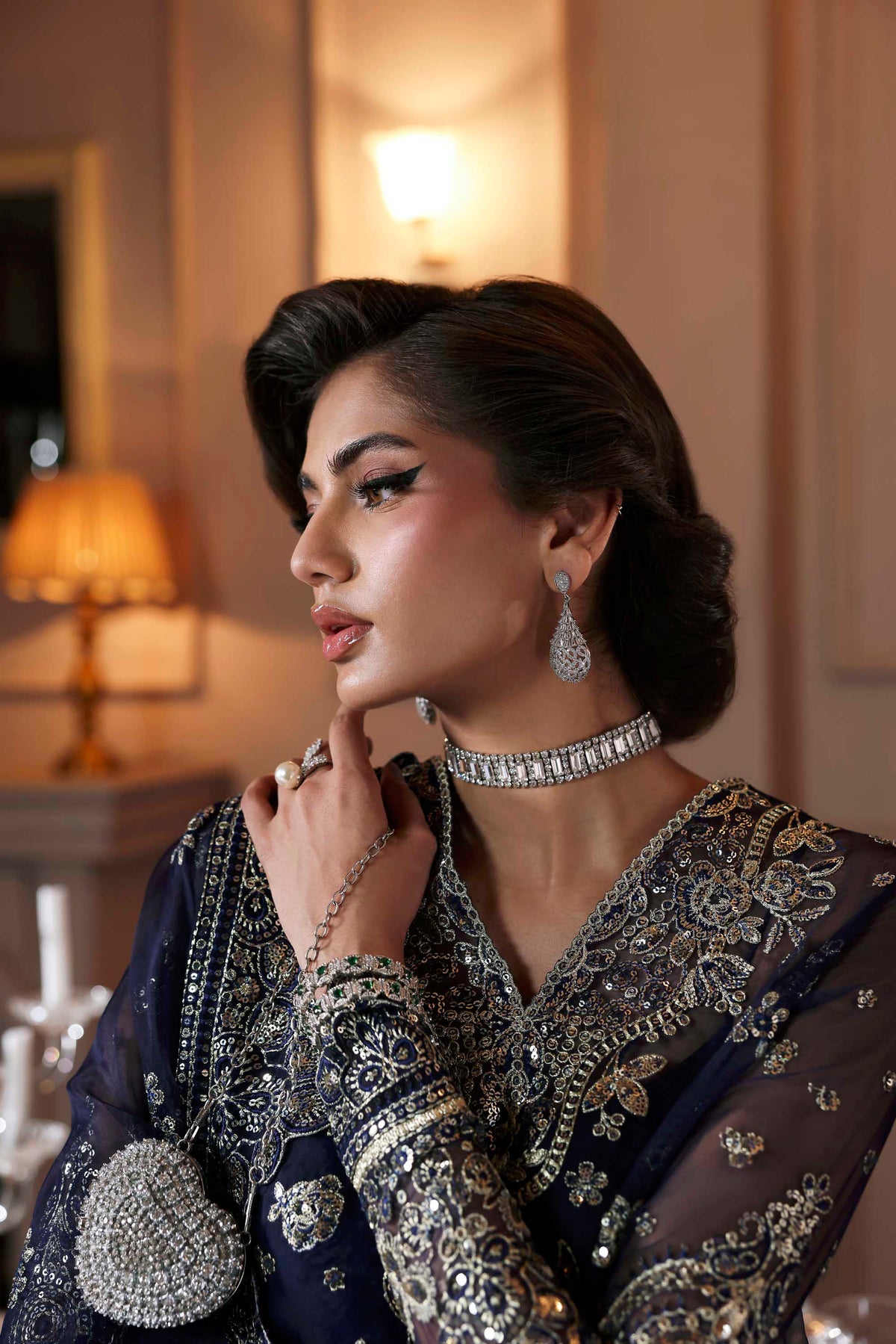 Akbar Aslam Zarpari organza formal shirt and sharara, photo 3