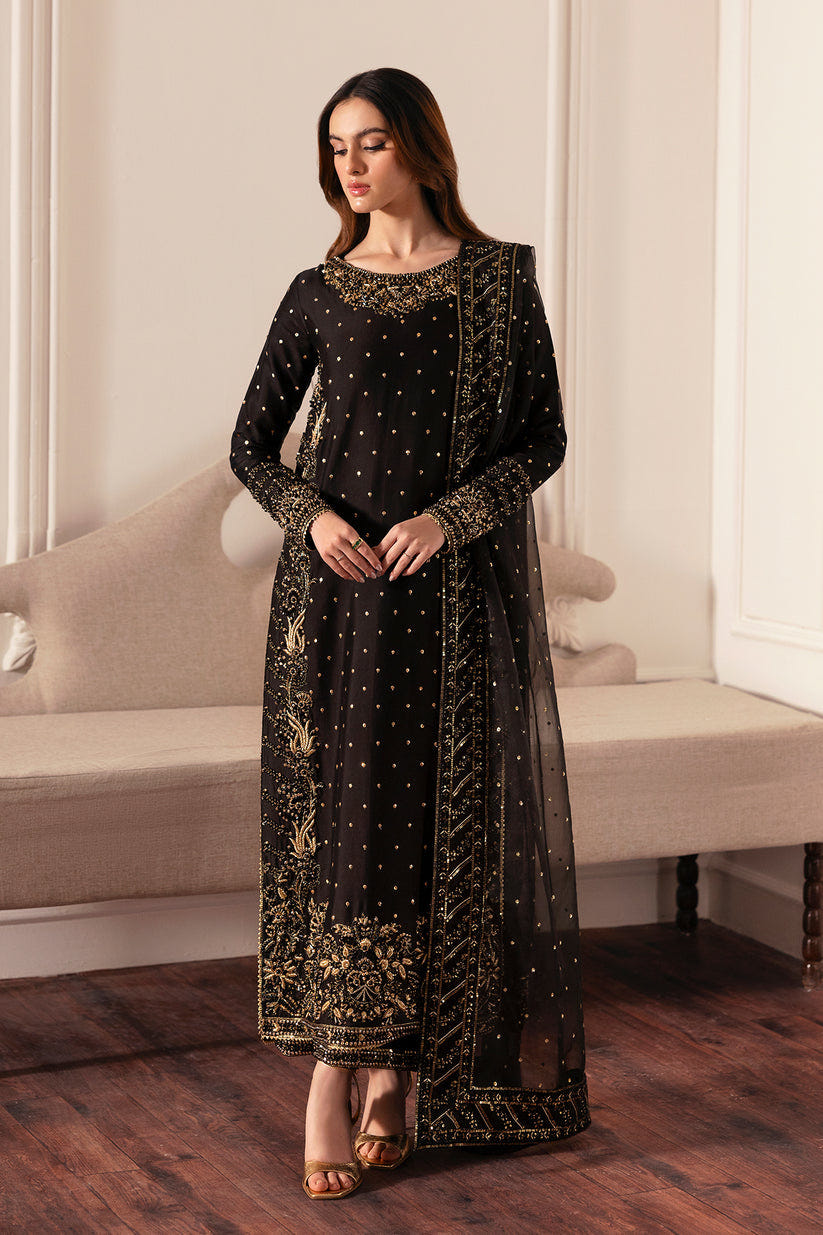 Raja Salahuddin | Love After Love Eid Edit 25 | Inky -  Raja Salahuddin Ladies Clothes - Original Designer Dress - House of Maryam