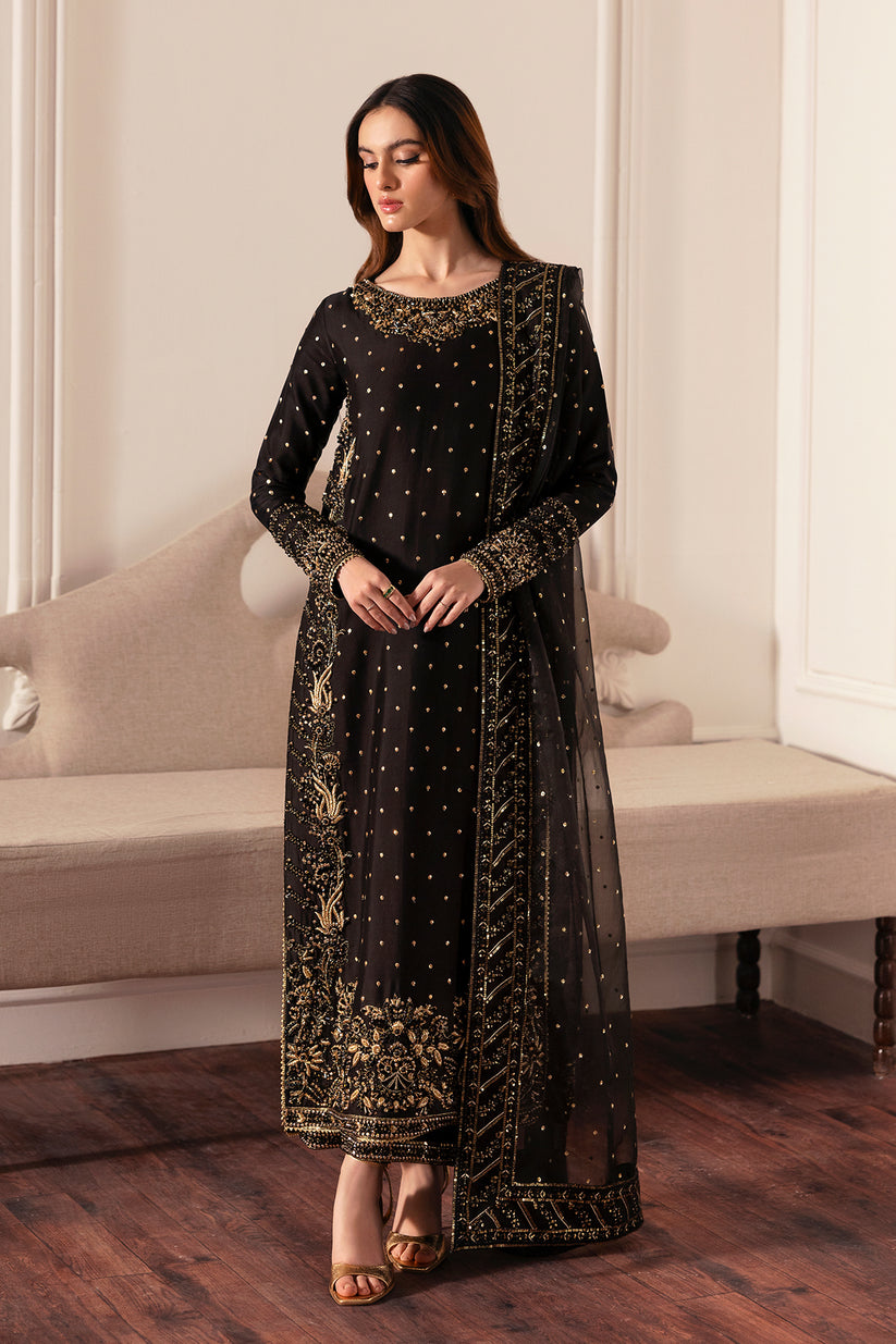 Raja Salahuddin | Love After Love Eid Edit 25 | Inky -  Raja Salahuddin Ladies Clothes - Original Designer Dress - House of Maryam