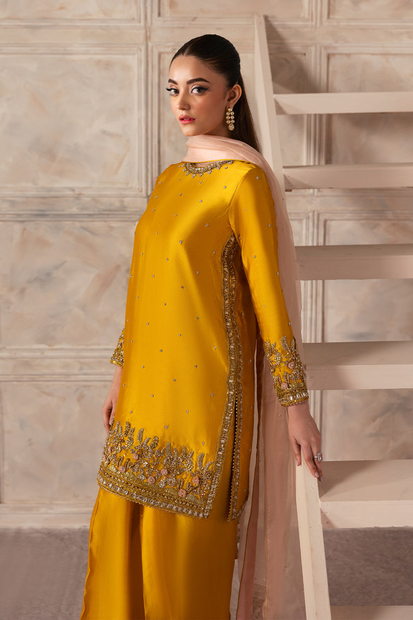 Raja Salahuddin | Love After Love Eid Edit 25 | Dafodil -  Raja Salahuddin Ladies Clothes - Original Designer Dress - House of Maryam