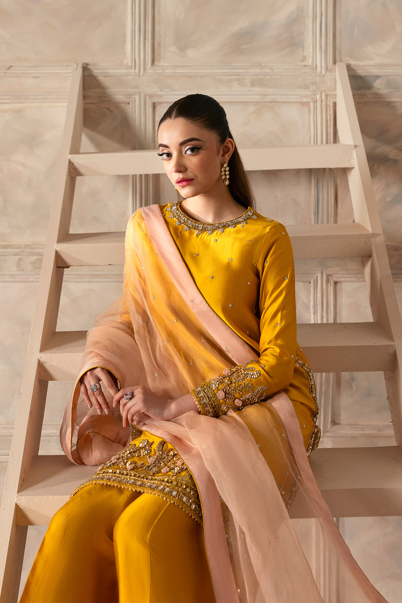 Raja Salahuddin | Love After Love Eid Edit 25 | Dafodil -  Raja Salahuddin Ladies Clothes - Original Designer Dress - House of Maryam
