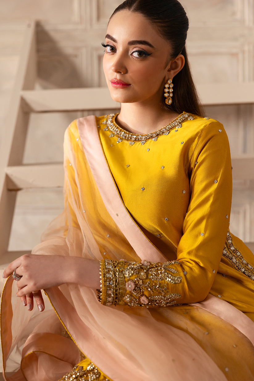 Raja Salahuddin | Love After Love Eid Edit 25 | Dafodil -  Raja Salahuddin Ladies Clothes - Original Designer Dress - House of Maryam