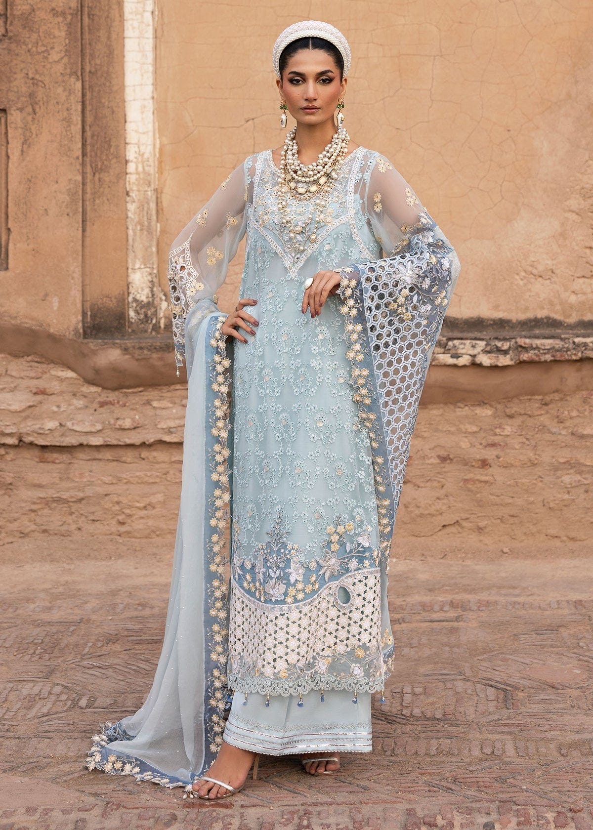 Sardinia | Chiffons Edit | Feroza -  Sardinia Ladies Clothes - Original Designer Dress - House of Maryam