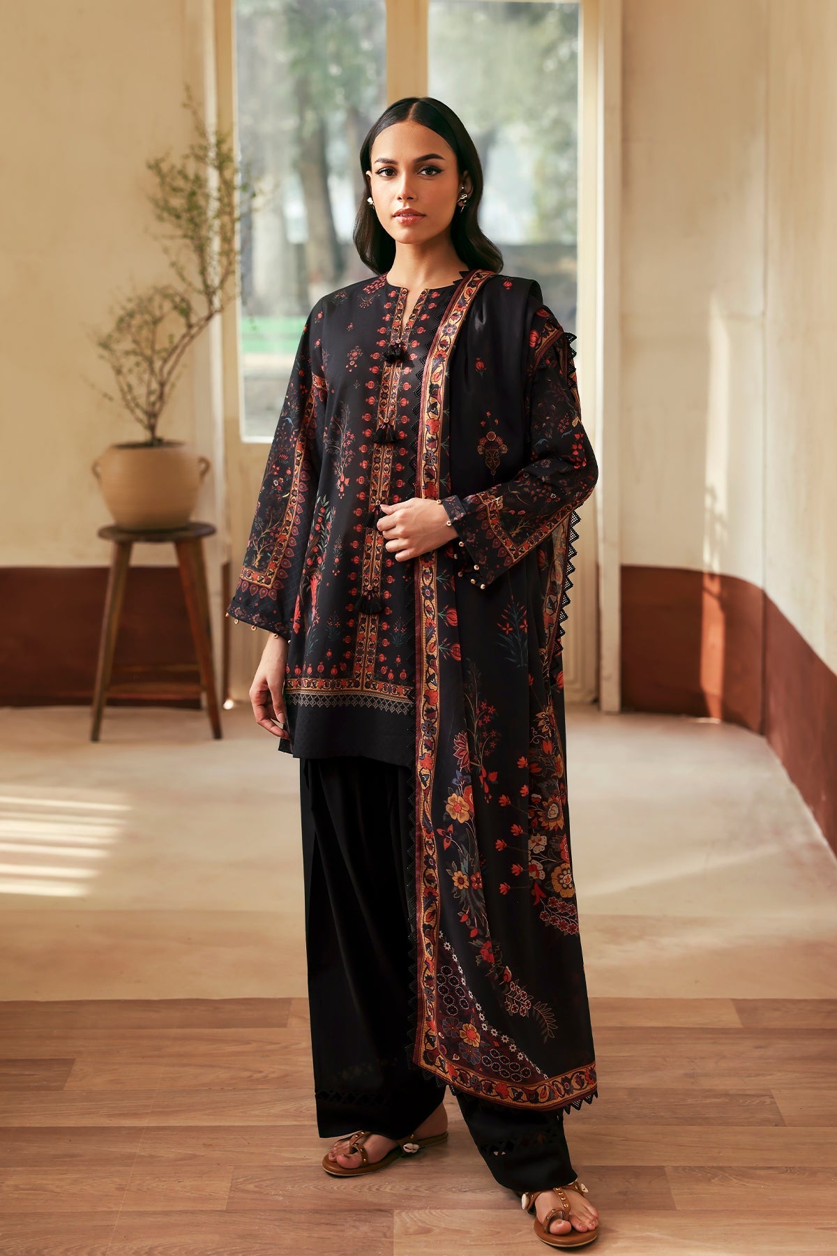 Sahar | Selene 25 | Royal Noir -  Sahar Ladies Clothes - Original Designer Dress - House of Maryam