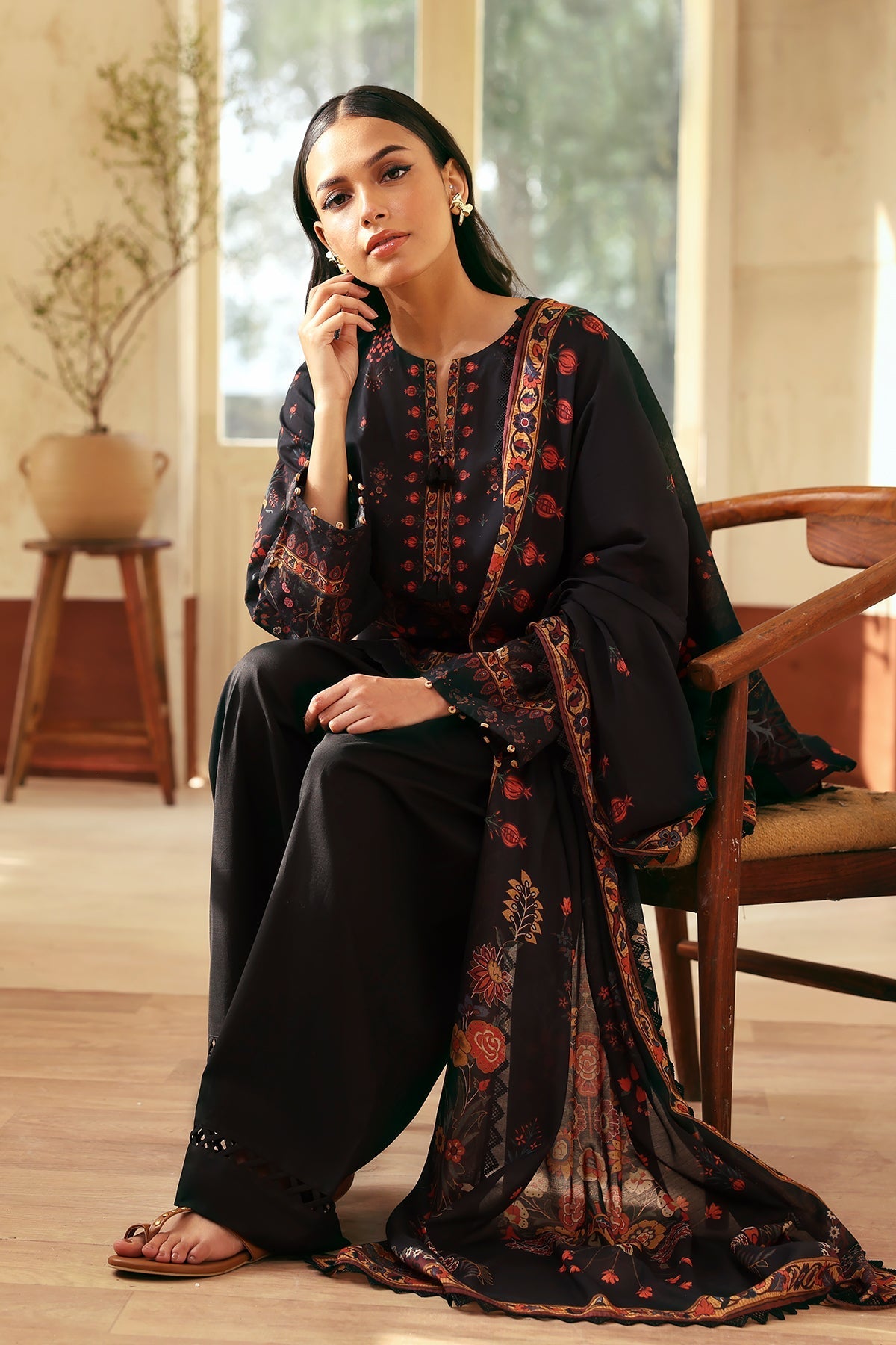 Sahar | Selene 25 | Royal Noir -  Sahar Ladies Clothes - Original Designer Dress - House of Maryam