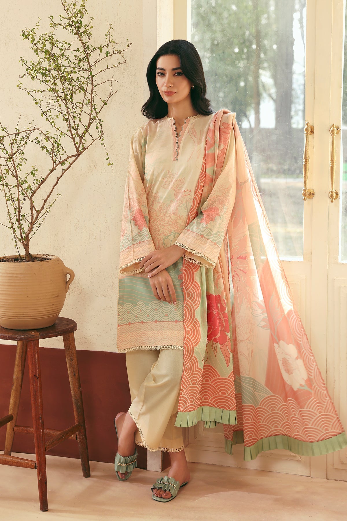 Sahar | Selene 25 | Rosette Reverie -  Sahar Ladies Clothes - Original Designer Dress - House of Maryam
