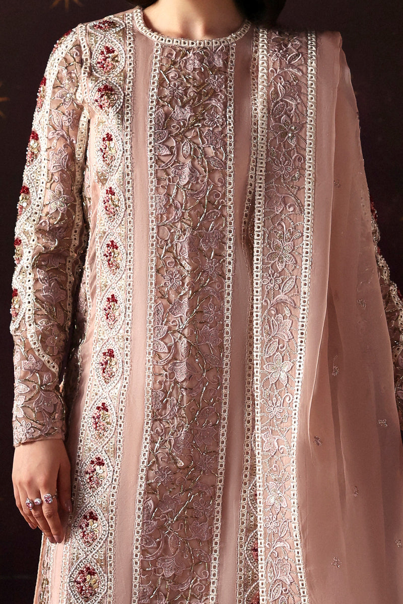 Afrozeh Hermit peach organza formal suit, photo 3